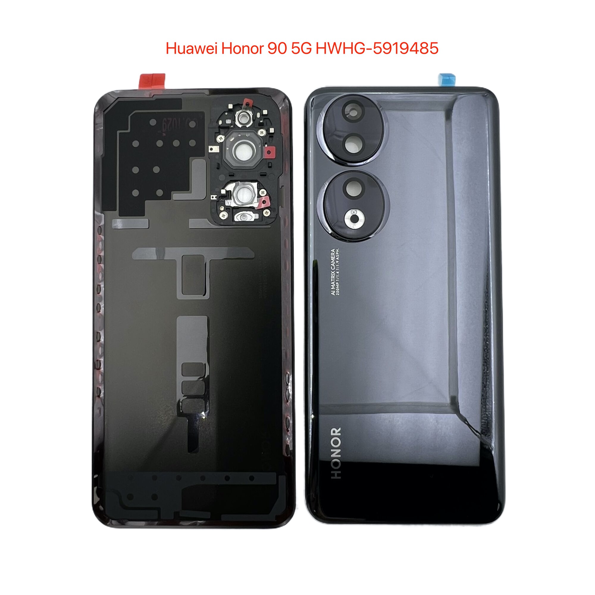 Huawei Honor 90 5G Cover Posteriore + Supporto Fotocamera Originale Nero