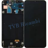 Samsung M30 M305F Display ORIGINALE + Cornice Nero