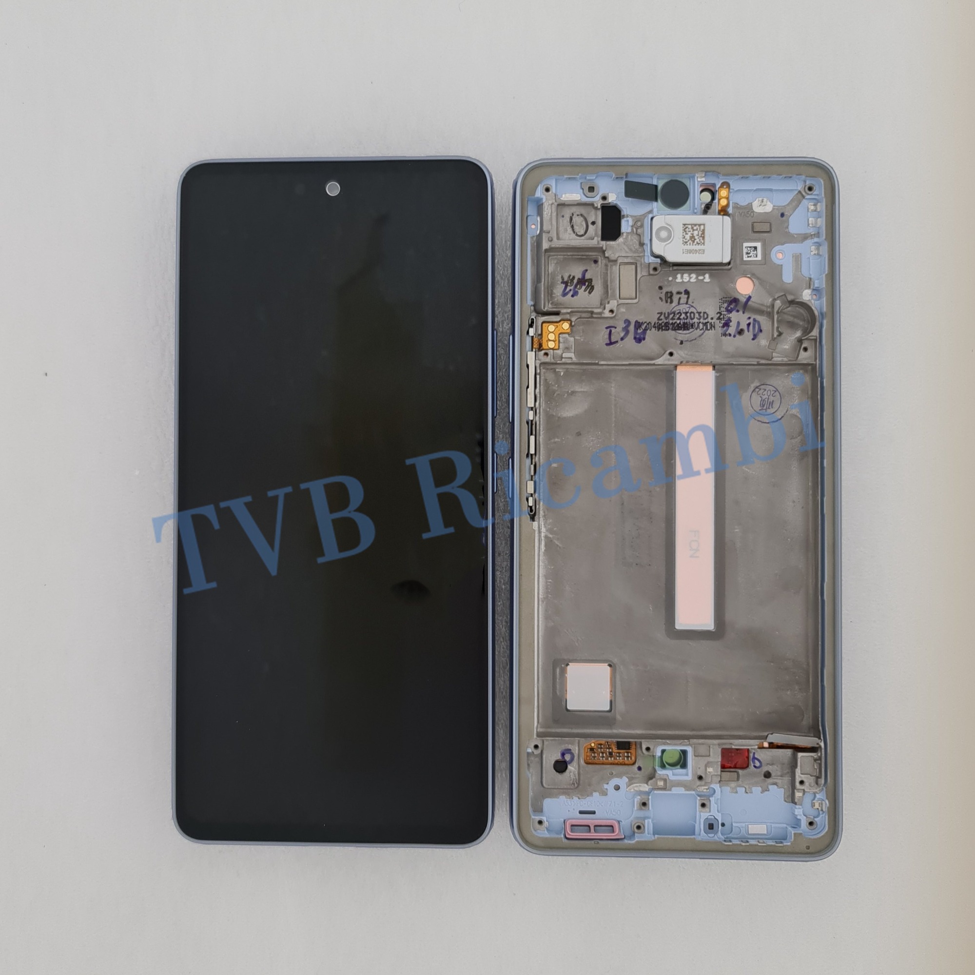 Samsung A536B A53 5G 2022 Display ORIGINALE con Frame Service Pack Blu