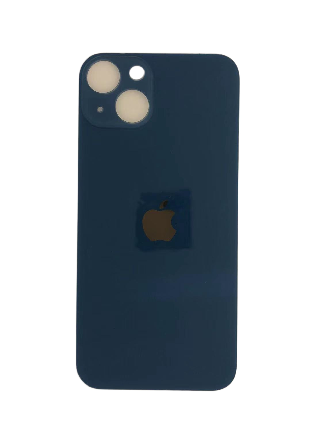 Iphone 13 Cover Posteriore Di Vetro (Buco Grande) Blu