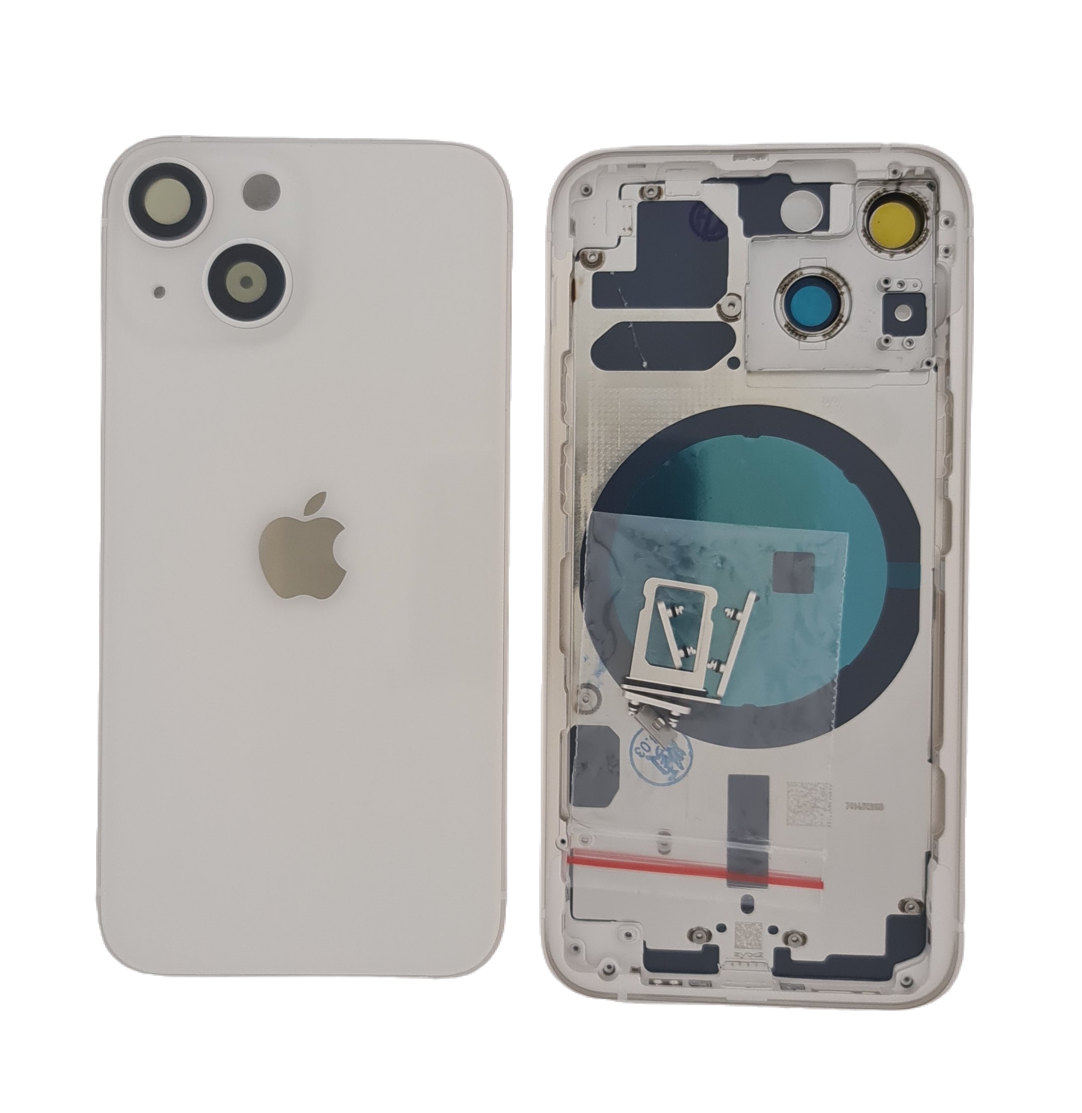 Iphone 13Mini Cover Posteriore Completo SENZA Ricambi Bianco