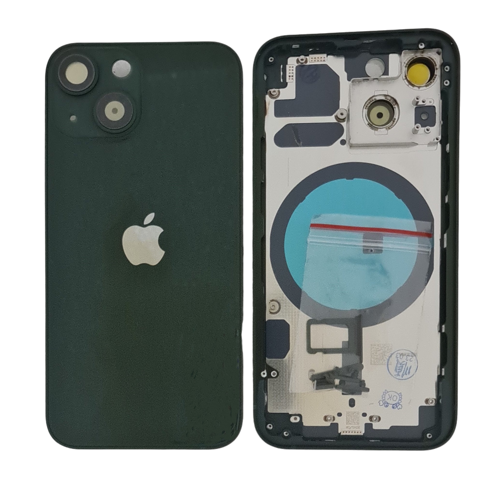 Iphone 13Mini Cover Posteriore Completo SENZA Ricambi Verde