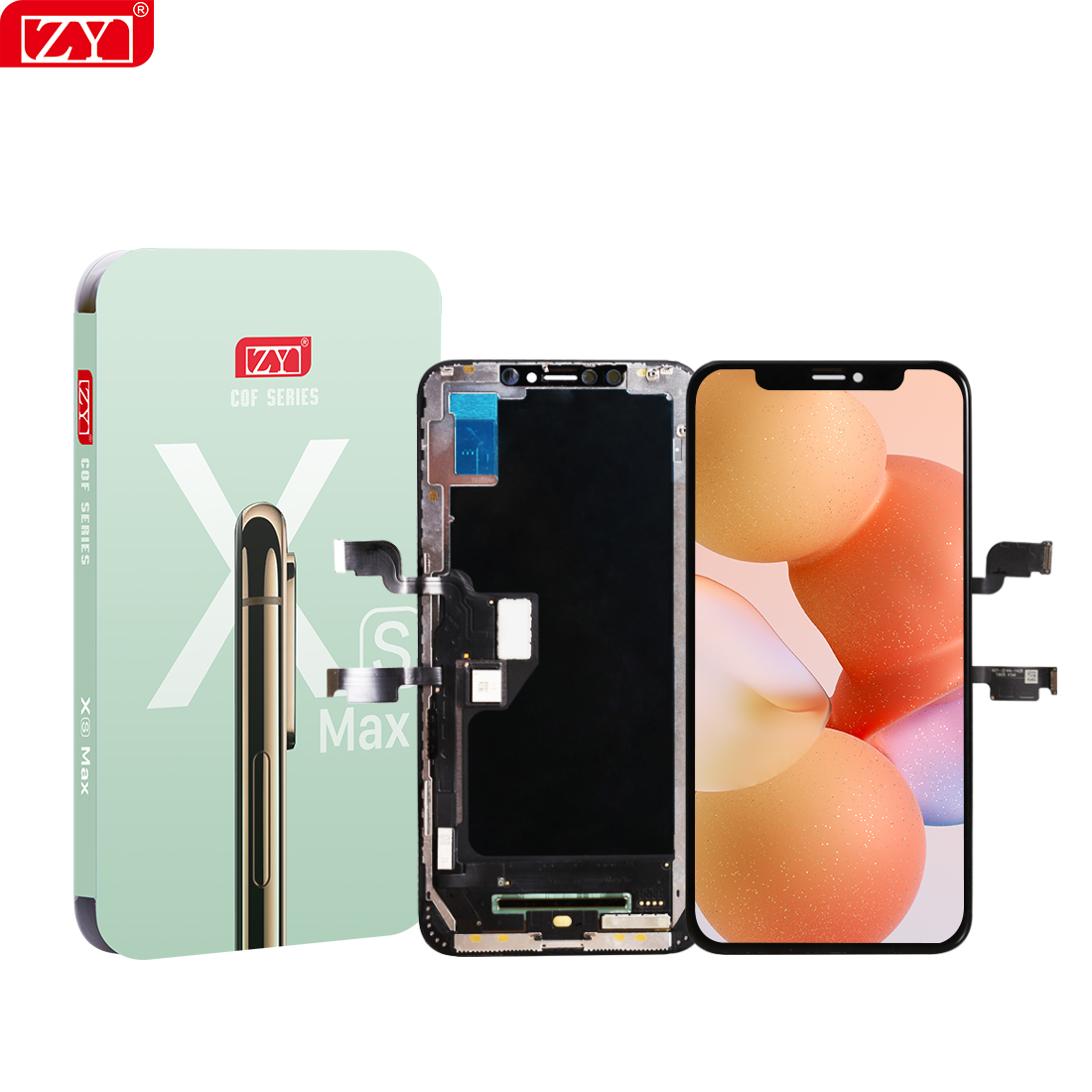 Iphone XS MAX Display Completo Compatibile ZY Nero