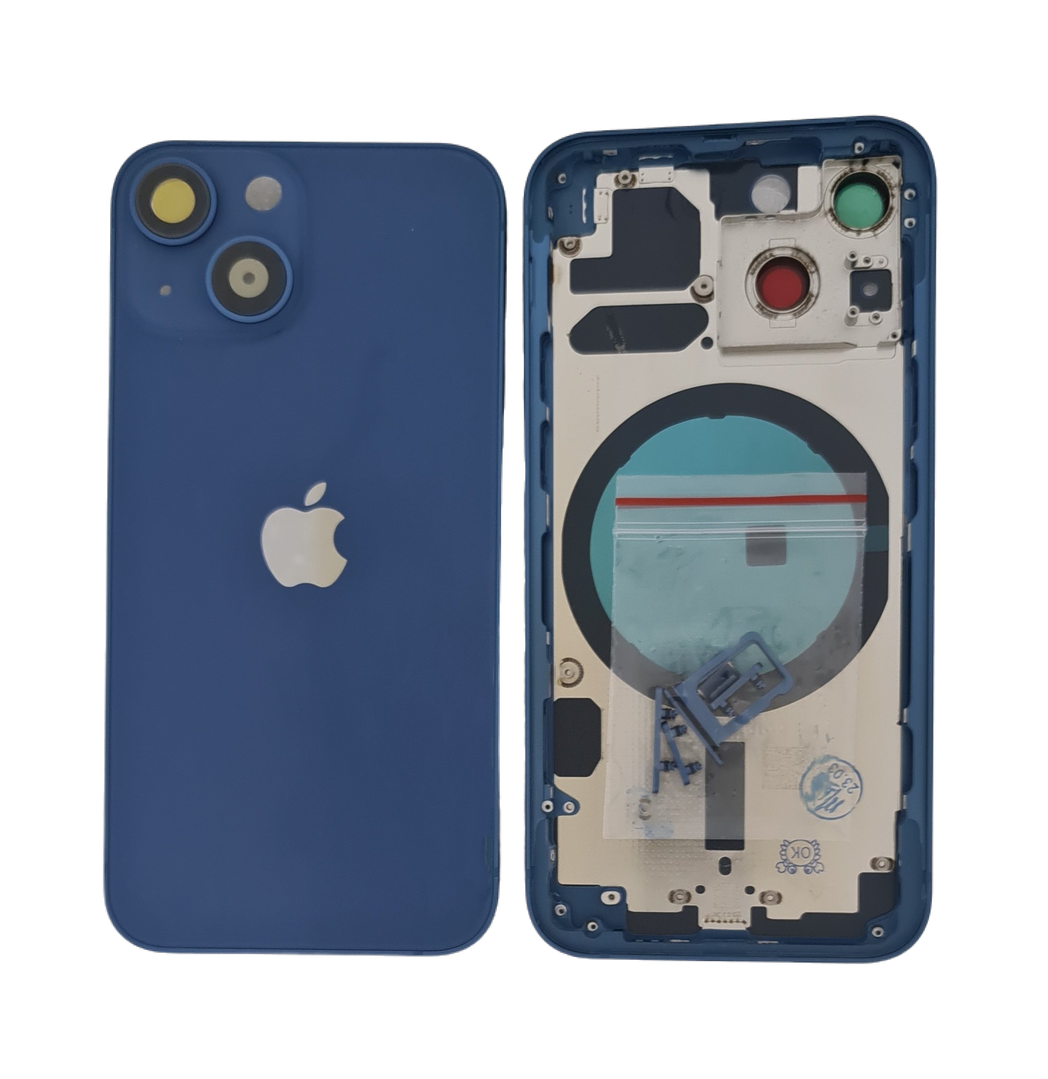 Iphone 13Mini Cover Posteriore Completo SENZA Ricambi Blu