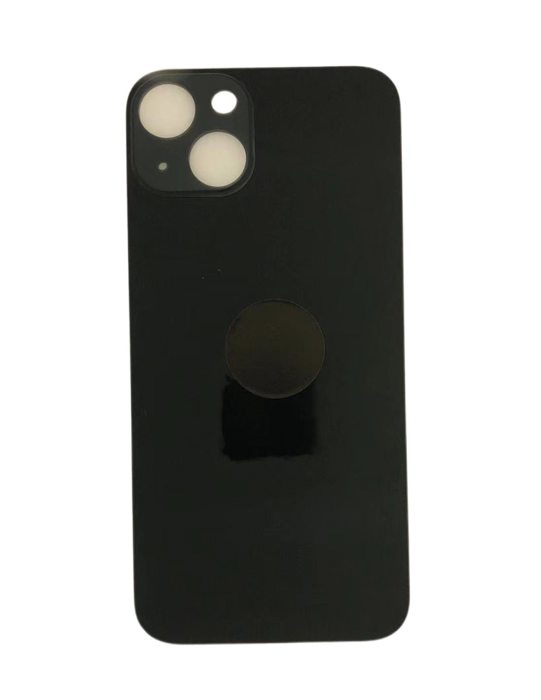 Iphone 13 Cover Posteriore Di Vetro (Buco Grande) Nero