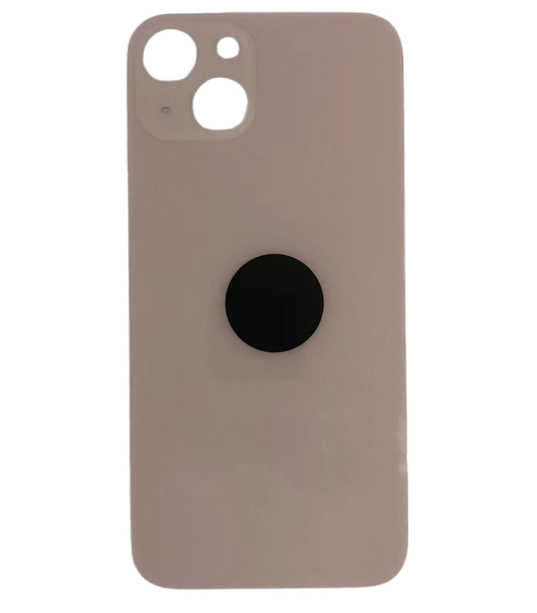 Iphone 13 Cover Posteriore Di Vetro (Buco Grande) Rosa