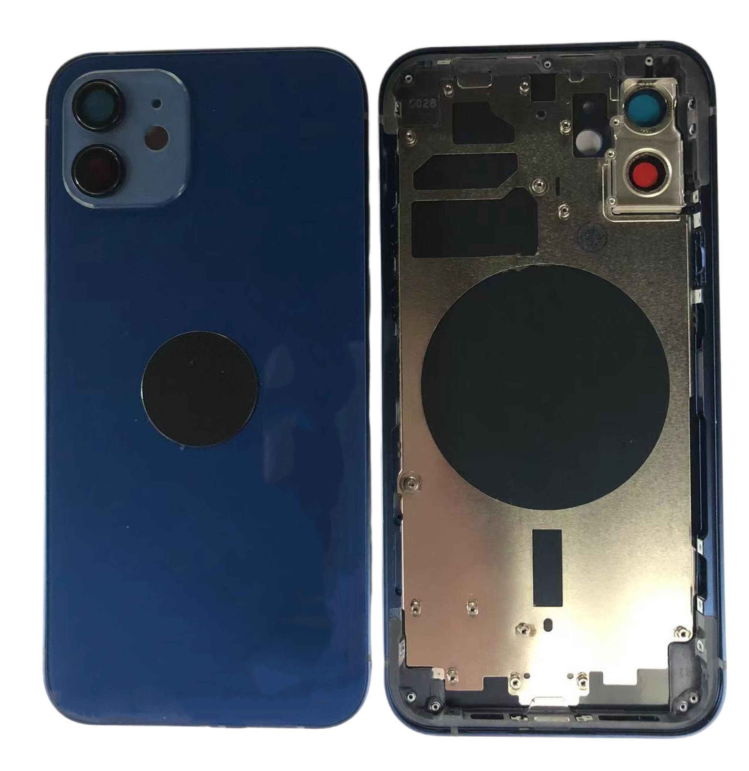 Iphone 12 Cover Posteriore Completo SENZA Ricambi Blu